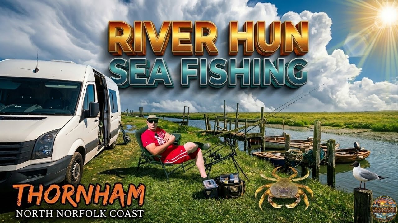 DISCOVERING A NEW MARK! 🎣 | River Hun Thornham | UK Camper Van Sea Fishing