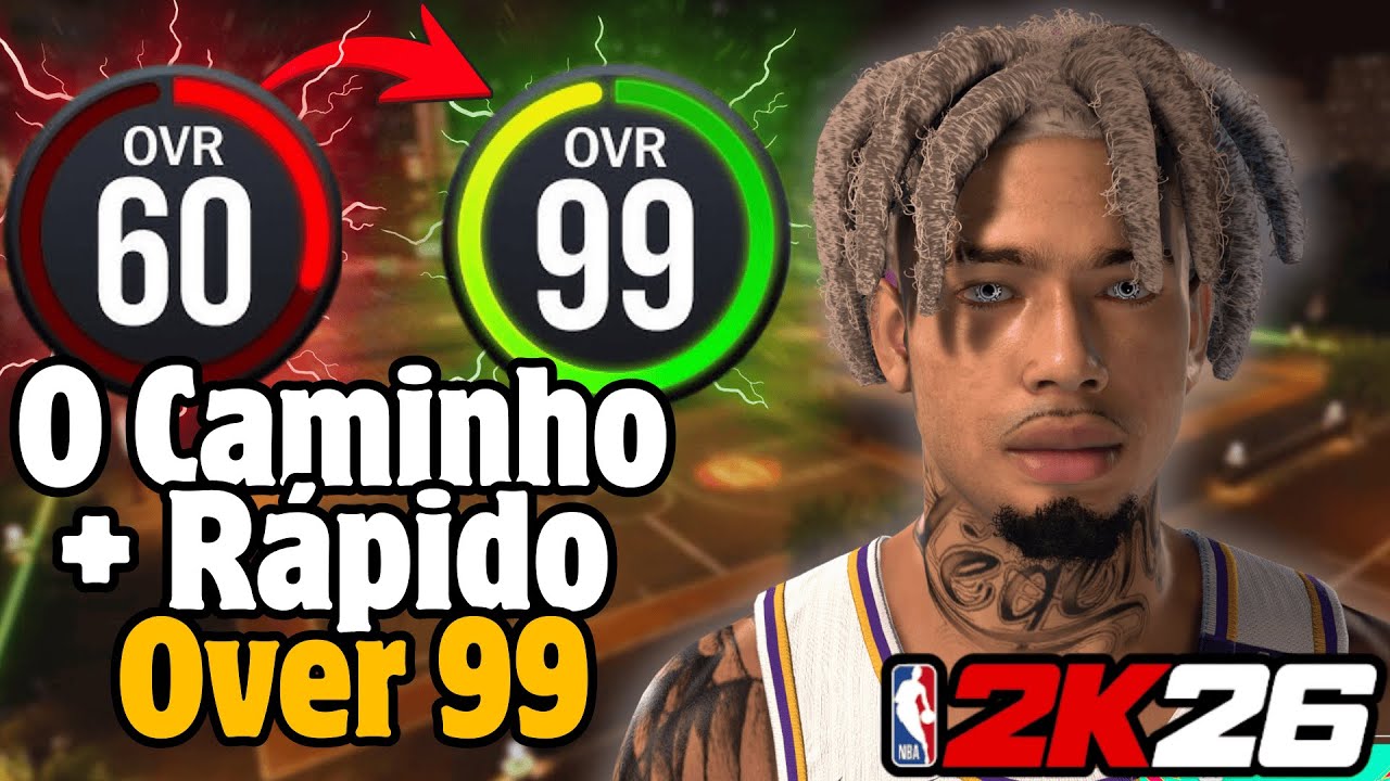 LIBERE o OVER 99 em 1 DIA no NBA 2K26! Método MAIS RÁPIDO e EFICIENTE!