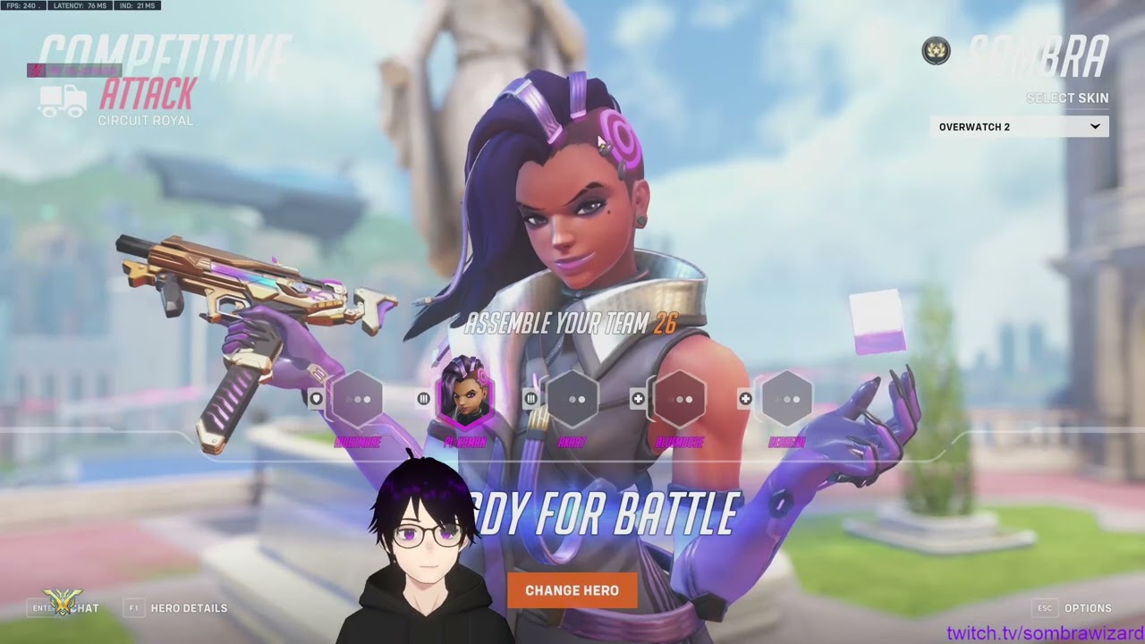 DESTROYING THE BACKLINE SombraWizard INSANE REWORK SOMBRA OVERWATCH 2 SEASON 7 GAMEPLAY