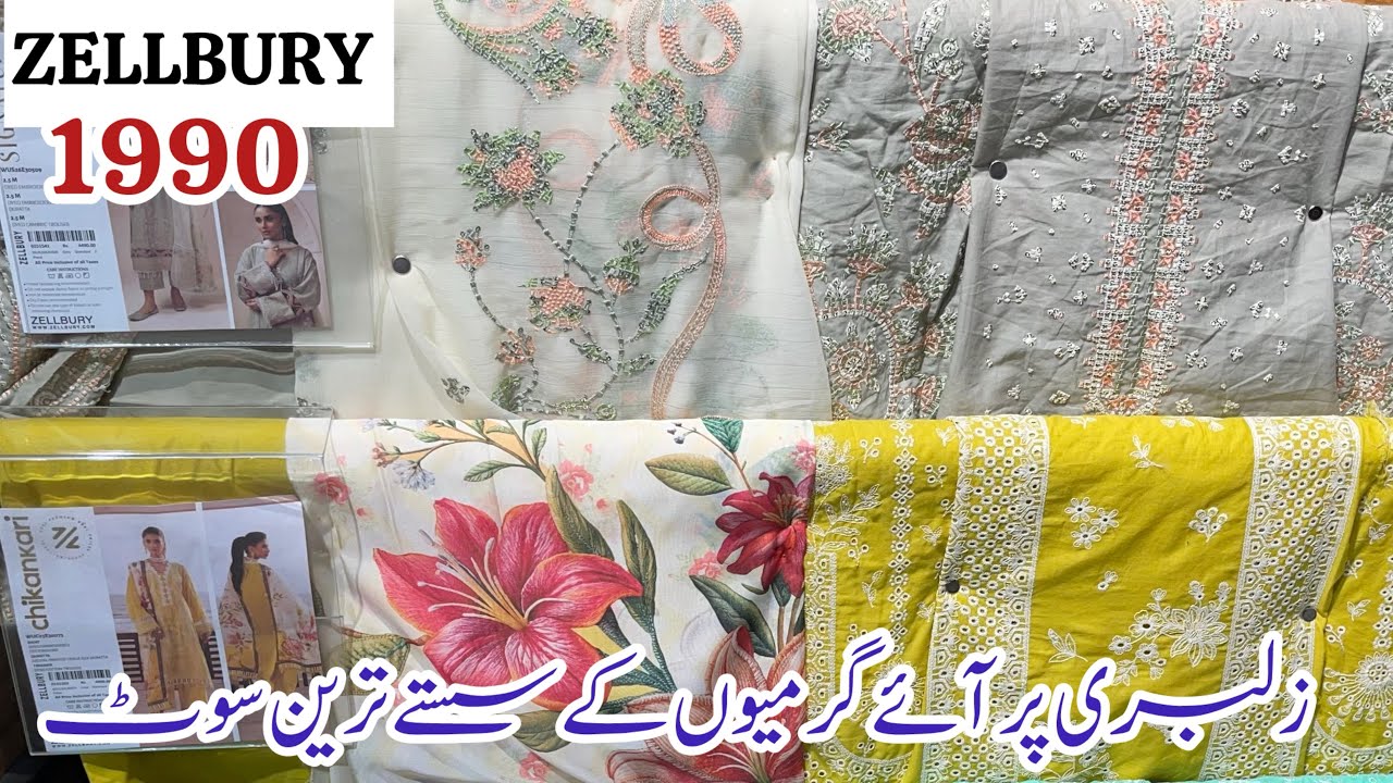 ZELLBURY New Collection 2026😍Zellbury Eid Unstitched Collection 2026😍Sale Price 