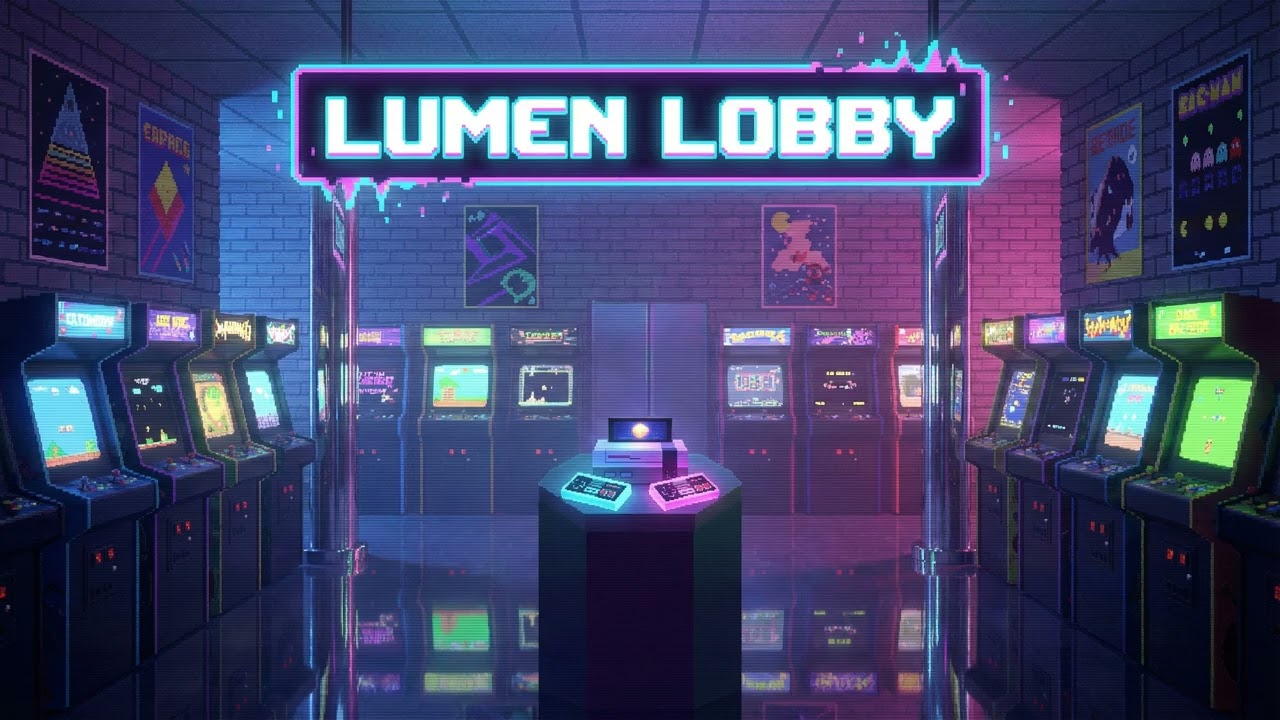 LUMEN LOBBY — 8-BIT AMBIENT | GAMING | RETRO MUSIC (CC0)