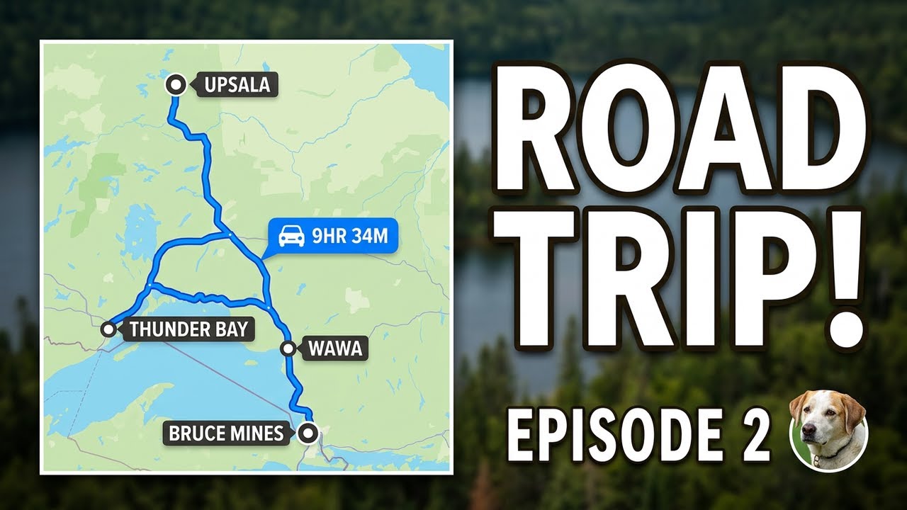 Canadian Territories Camping Trip With A Rescue Dog - Bruce Mines to Upsala, Ontario - Ep 2