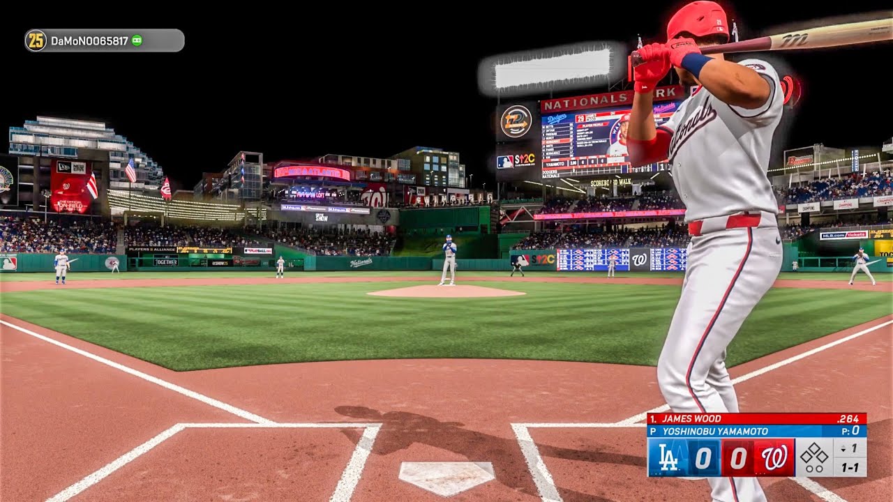 Nationals vs Dodgers MLB The Show 25 Online PS5 Gameplay