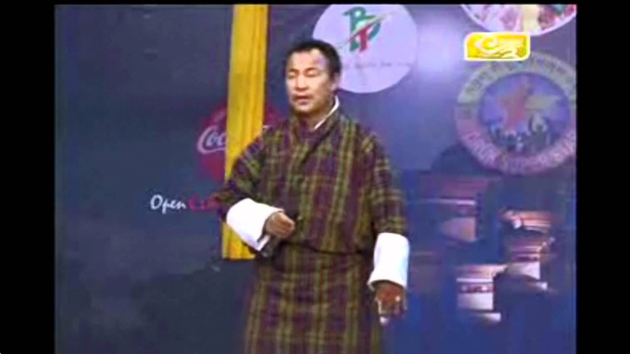 Gem Tshering sings a Song