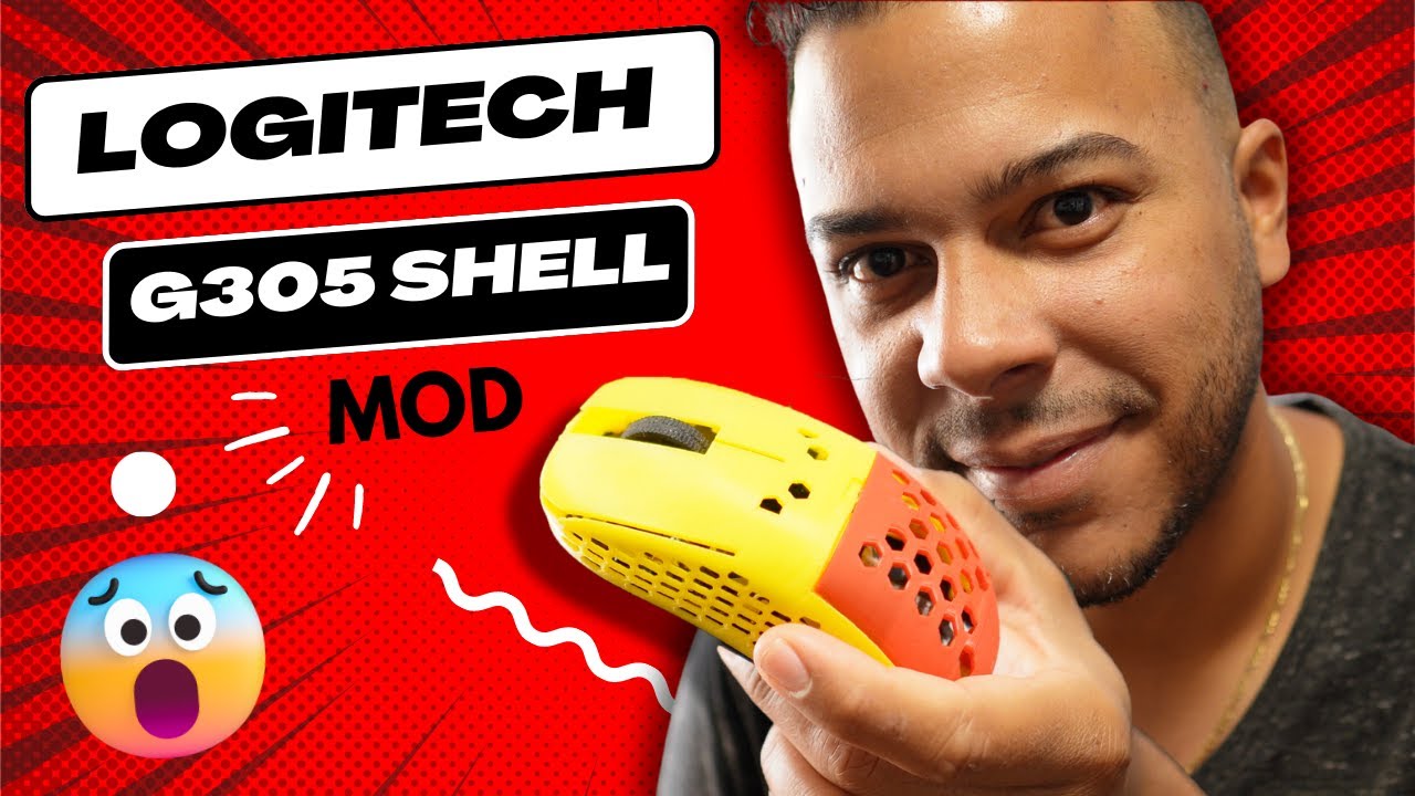 Transform Your Logitech G305: Drastically Cut Weight with This 3D Printed Shell Mod!