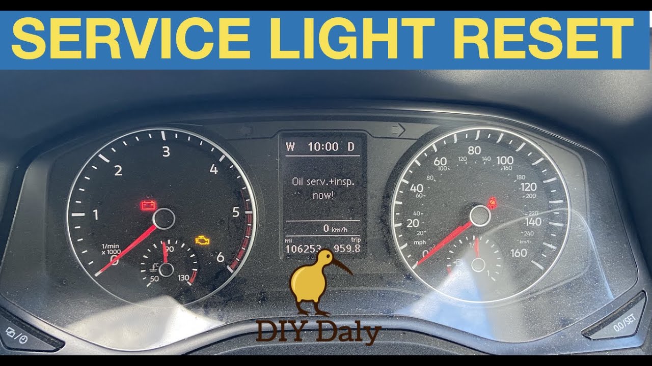 VW Amarok Oil Change due & Service inspection light reset procedure