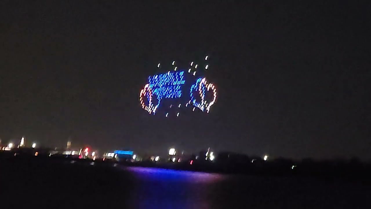 Thunder over Louisville drone show 2023.