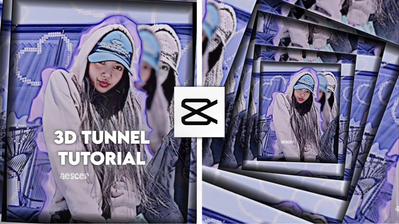3D TUNNEL CAPCUT TUTORIAL