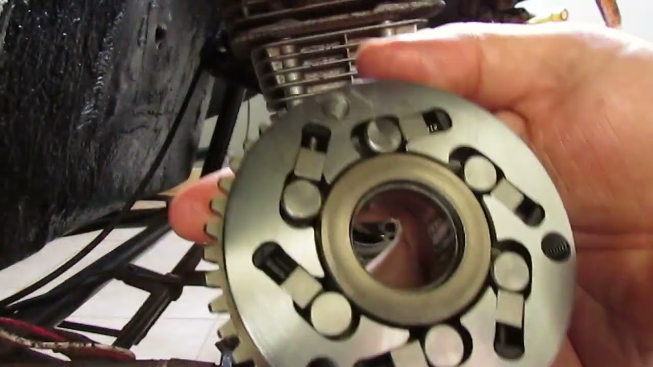 Troca de placa (disco) de Partida motor YBR 125cc de 2000 a 2005