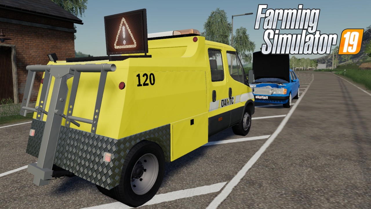 FS19 - 2020 Iveco Daily TOW TRUCK ADAC/&Ouml;AMTC - NEW CAR MOD for Farming Simulator 2019 ROLEPLAY
