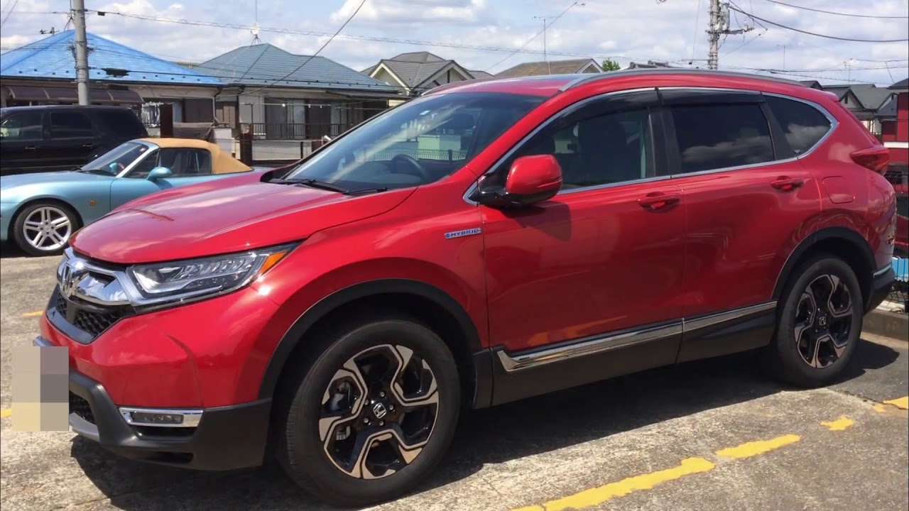 CR-V プレミアムクリスタルレッドメタリック：洗車したら、やっぱり良い色だったと再認識