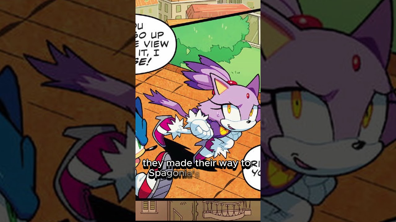 Blaze Opens Up To Sonic