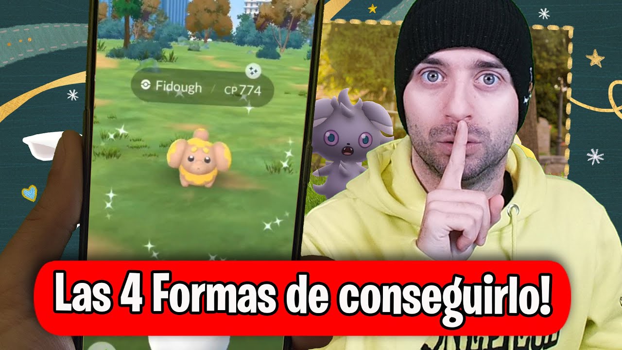 LAS 4 MANERAS DE CONSEGUIR EL NUEVO SHINY DE FIDOUGH EN  Pokémon GO! [davidpetit]