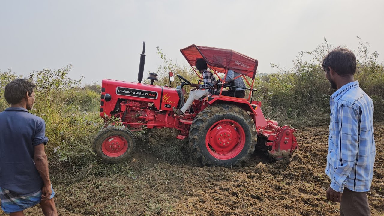 Mahindra 415 Di XP PLUS with 5 feet Rotavator