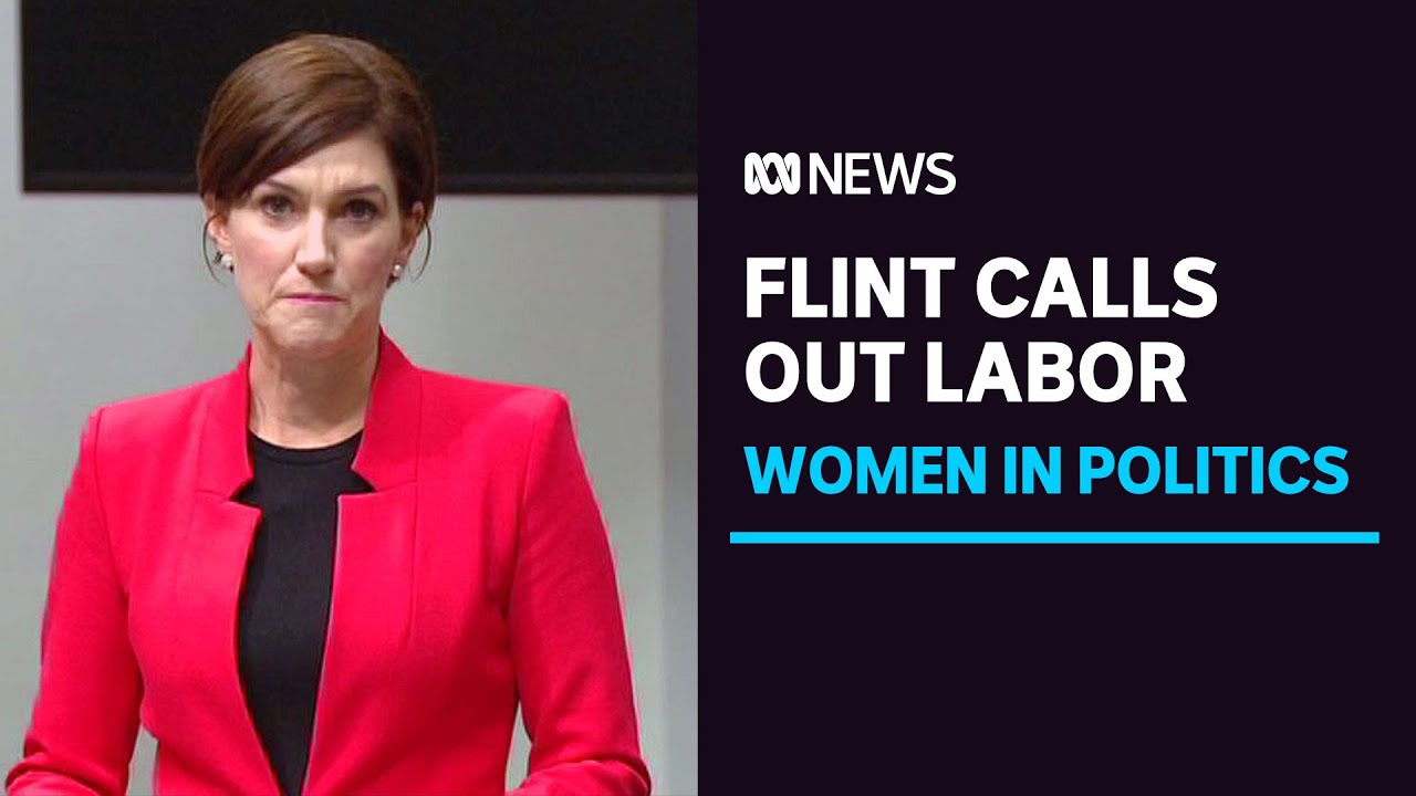 MP Nicolle Flint breaks down in tears, calls for safety of women to be 'above politics' | ABC News