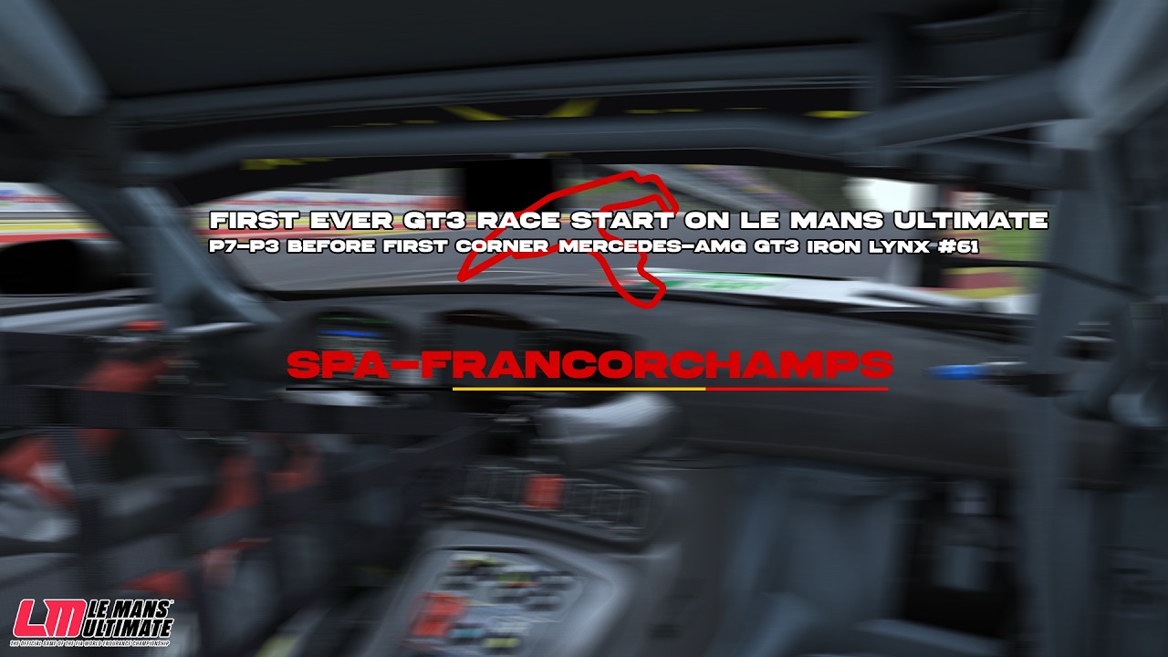 Best race start i had since my LMU debut! - MERCEDES -AMG LMGT3 Onboard (Spa-Francorchamps)