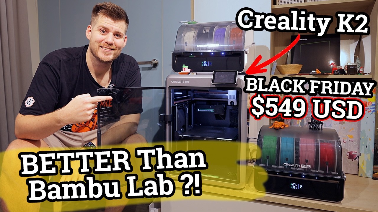 Я попробовал Creality K2: лучше, чем Bambu Lab! ОТЛИЧНЫЙ первый 3D-принтер для новичков!