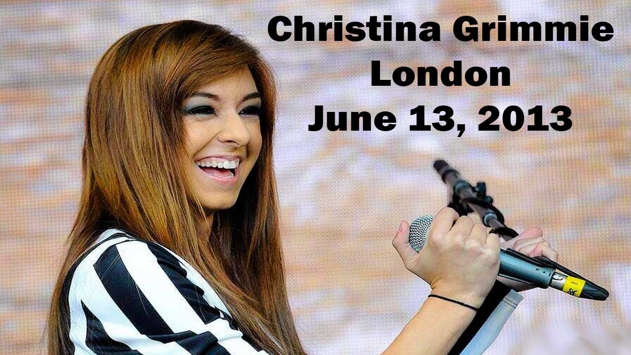 Christina Grimmie Concert In London 2013