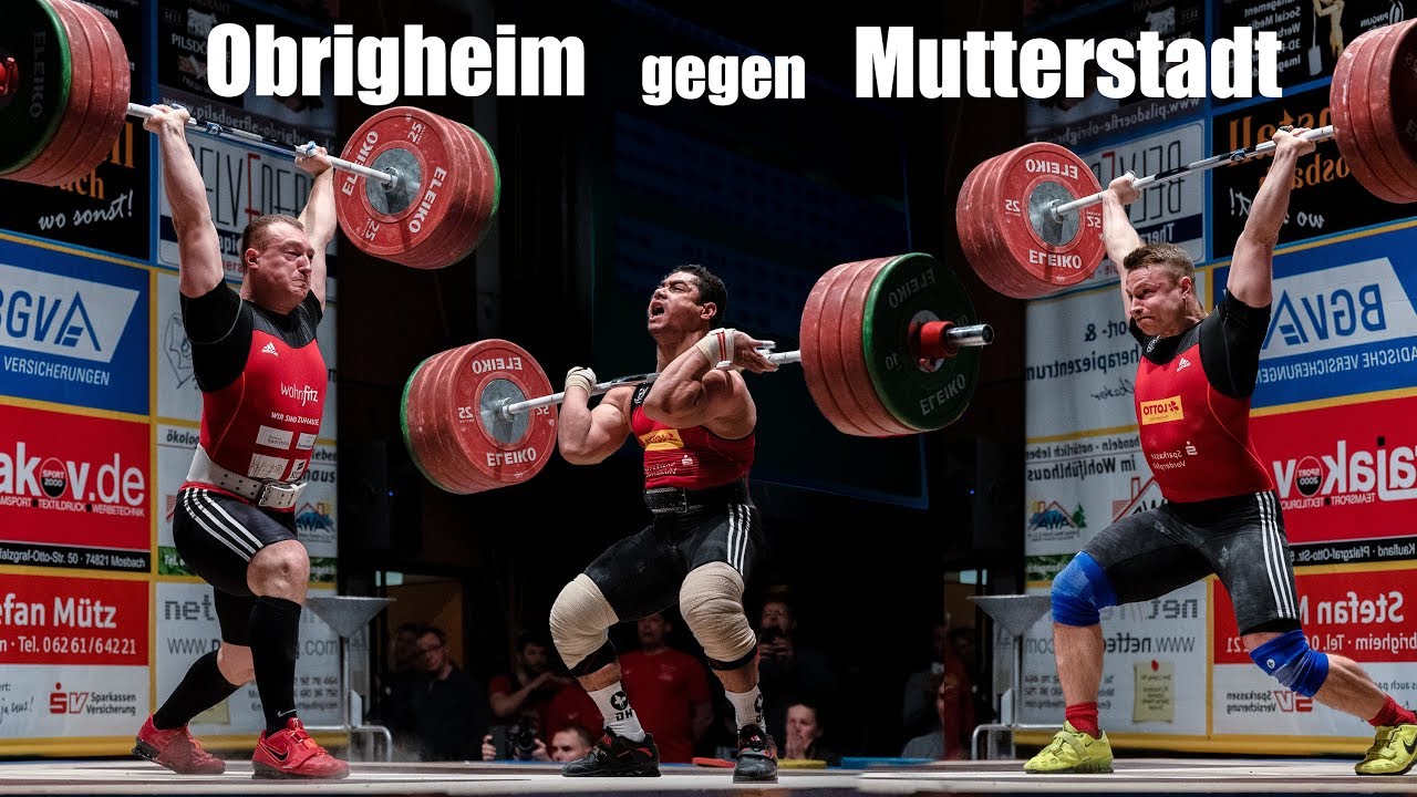 SV Germania Obrigheim versus AC Mutterstadt (894:888) Best weightlifting atmosphere 2019-02-16