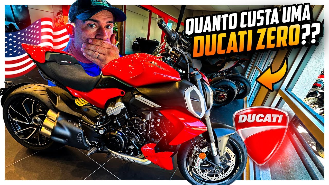 QUANTO CUSTA UMA DUCATI ZERO nos EUA 😱 A Moto MAIS PERFEITA do MUNDO