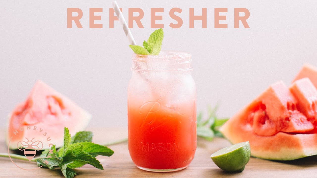 Watermelon Honey Lime Refresher - Honeysuckle
