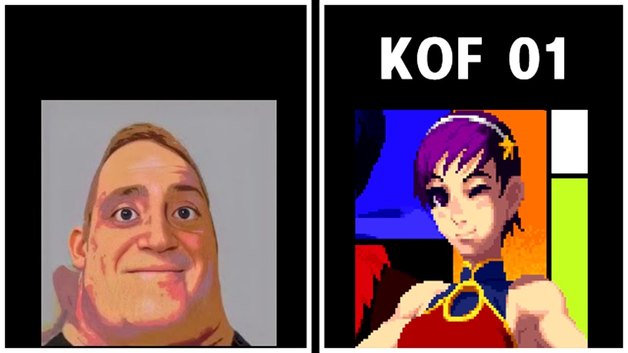 Mr Incredible meme - KOF Athena Asamiya change