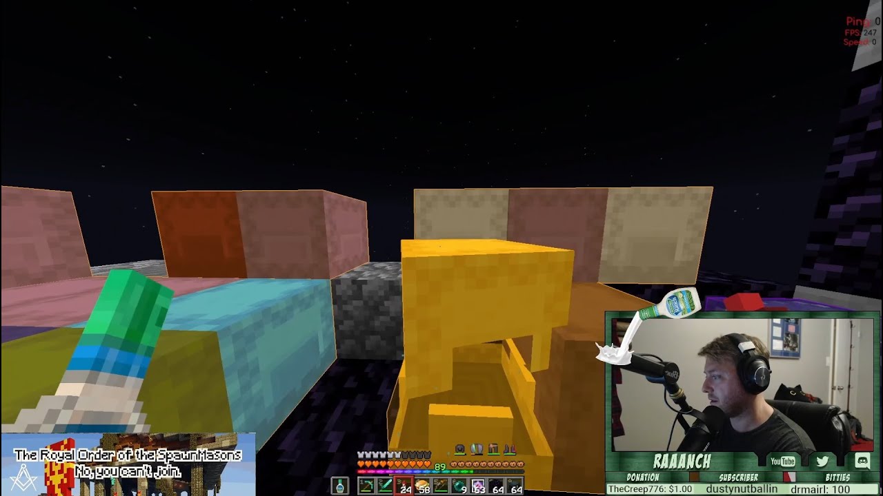 2b2t - Loot and Scoot. Shulkers! Sweet Build Location. Dupe Stash Hunting 414 (Stream Highlights)