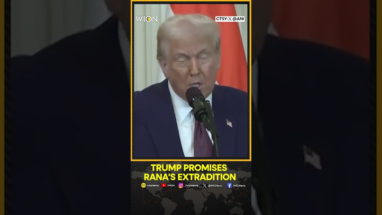 Donald Trump Approves Extradition Of 26/11 Mumbai Attack Accused&nbsp;Tahawwur&nbsp;Rana | WION Shorts