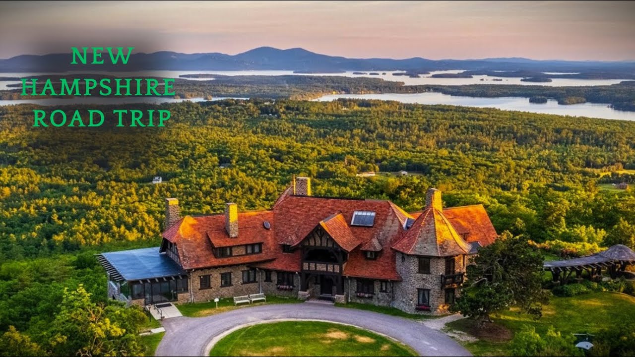 Exploring CASTLE IN THE CLOUDS (New Hampshire Road Trip) 4k