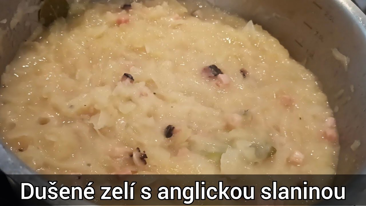 Dušené zelí s anglickou slaninou - recept