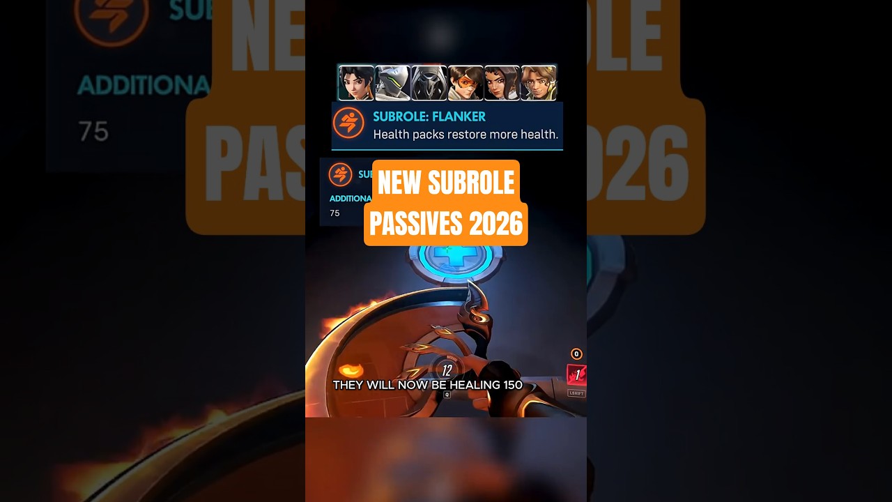 EVERY NEW SUBROLE PASSIVE in Overwatch 2026