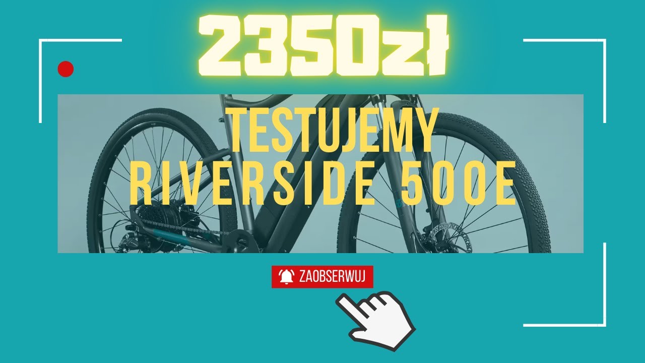 TESTUJĘ ELEKTRYCZNY ROWER RIVERSIDE 520e 500e Z DECATHLON! 🚴&zwj;♂️ Czy to Najlepszy E-Bike w 2024?