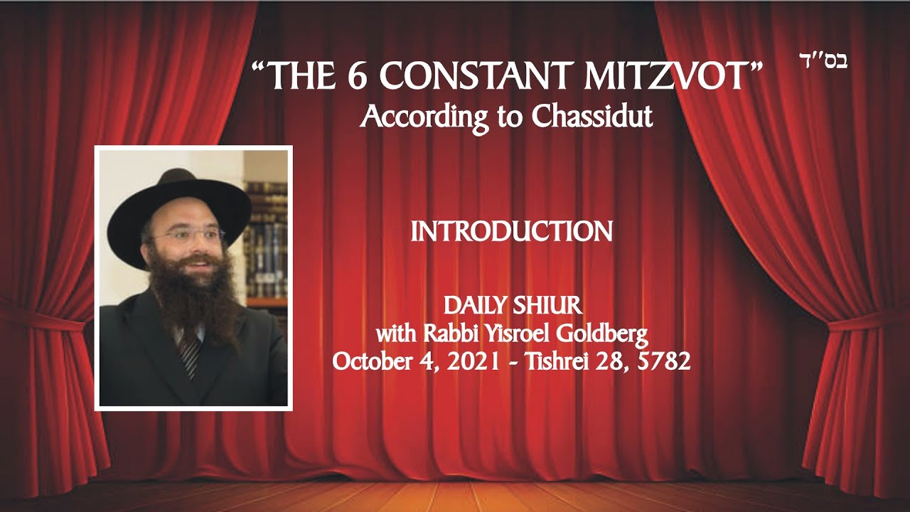 The 6 Constant Mitzvot