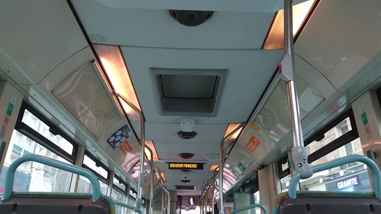 Поездка на борту Paris RATP 2009 Irisbus / IVECO Citelis Line на автобусной линии 163