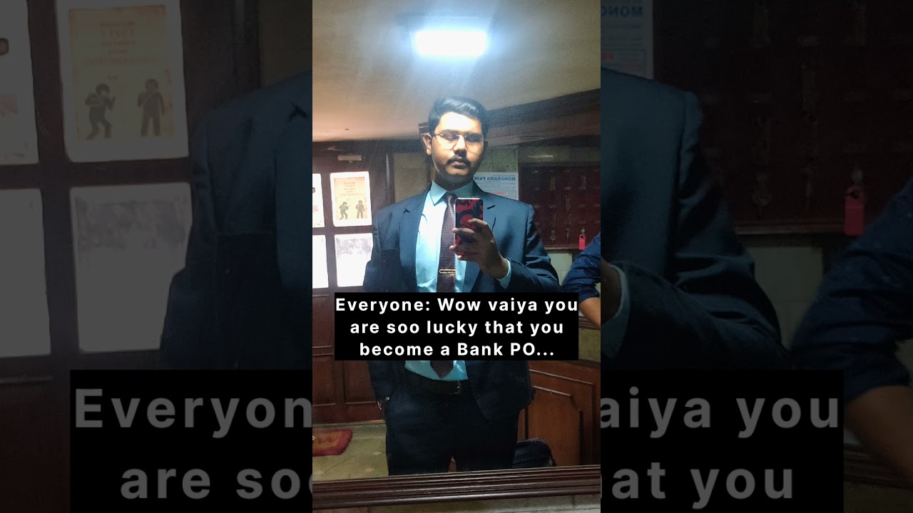 Reel vs Reality of a Banker 🙂 #bank #motivation #bankingexam #po #bankers #ibps #job #ibpspo #bank