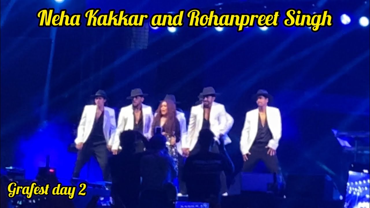 Neha Kakkar and Rohanpreet Singh Live Concert❤️ || Graphic Era University || Sanover Najali