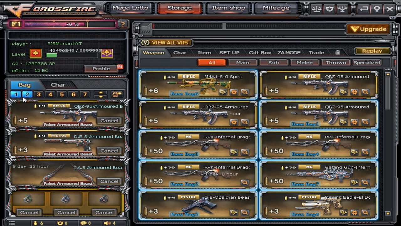 CrossFire PH| New Armoured Beast Mode Package Sale | EJRM ZombieV4