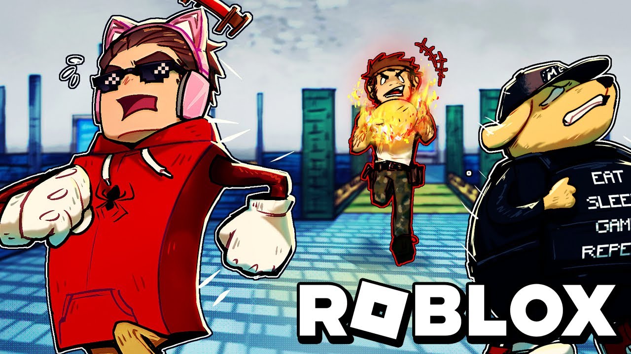 MINIJUEGOS RANDOM CON EL MCTRIO 🥵 - Roblox | Roier