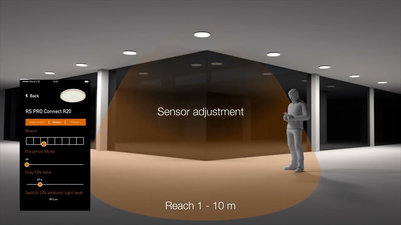 RS PRO Connect R series | STEINEL Professional | Connected lighting