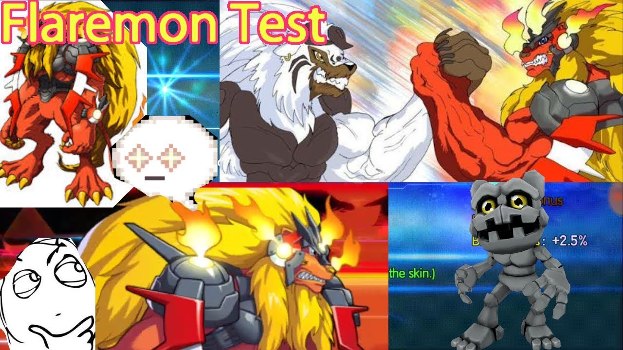 Digital World/Digital Master Digimon Try Flaremon Ultimate Skill Release View 😎