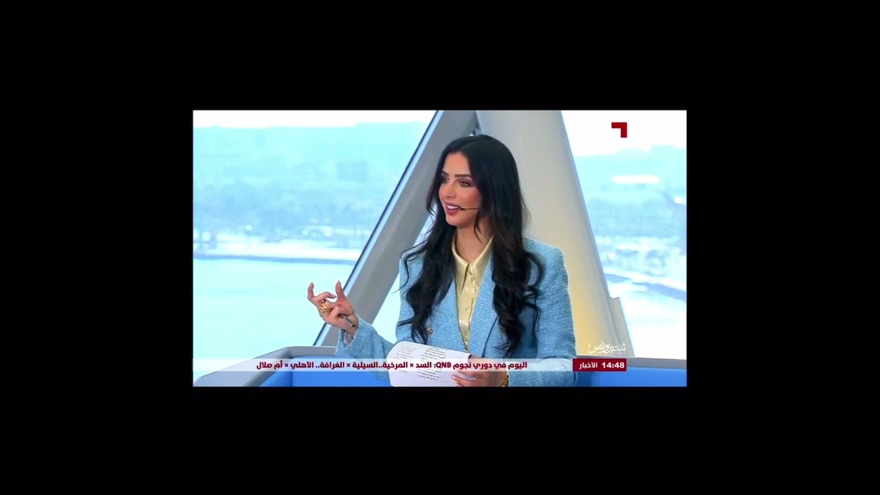 مقابله السيد / علي الهتمي رئيس الاتحاد القطري للجمباز في بطوله نجوم قطر