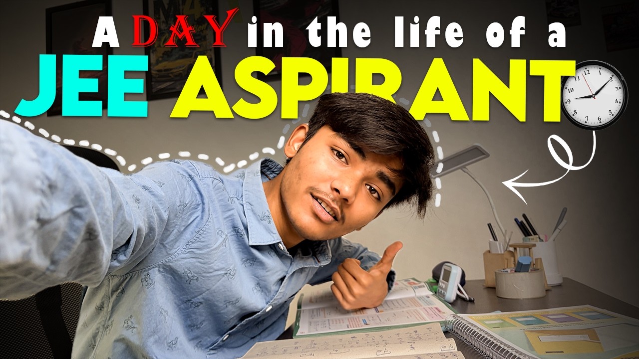 A Day in a Life of a JEE ASPIRANT 📚 JEE Study Vlog