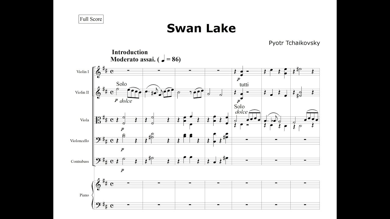 P.Tchaikovsky Swan Lake Medley