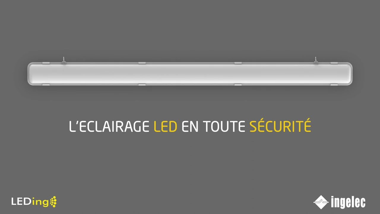 La nouvelle Réglette LED étanche d'ingelec