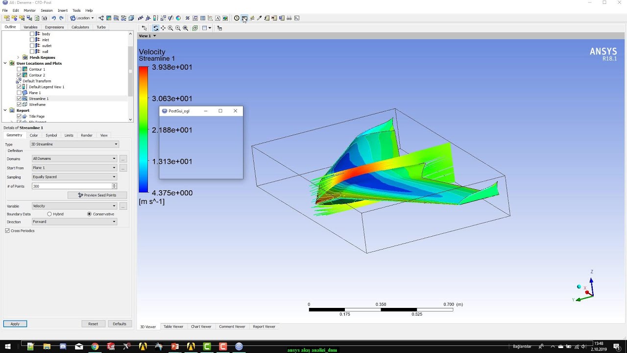 Ansys Akış Analizi anlatımı -(CFD) Hesaplanabilir Akışkanlar Dinamiği