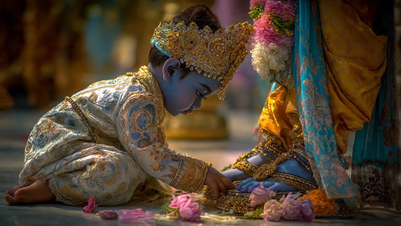 Krishna Bhajan 🎶 | Mujhe Raas Aa Gaya Hai | Bhakti Song#radhakrishna # “दिल को छू लेने वाला भजन 🙏”