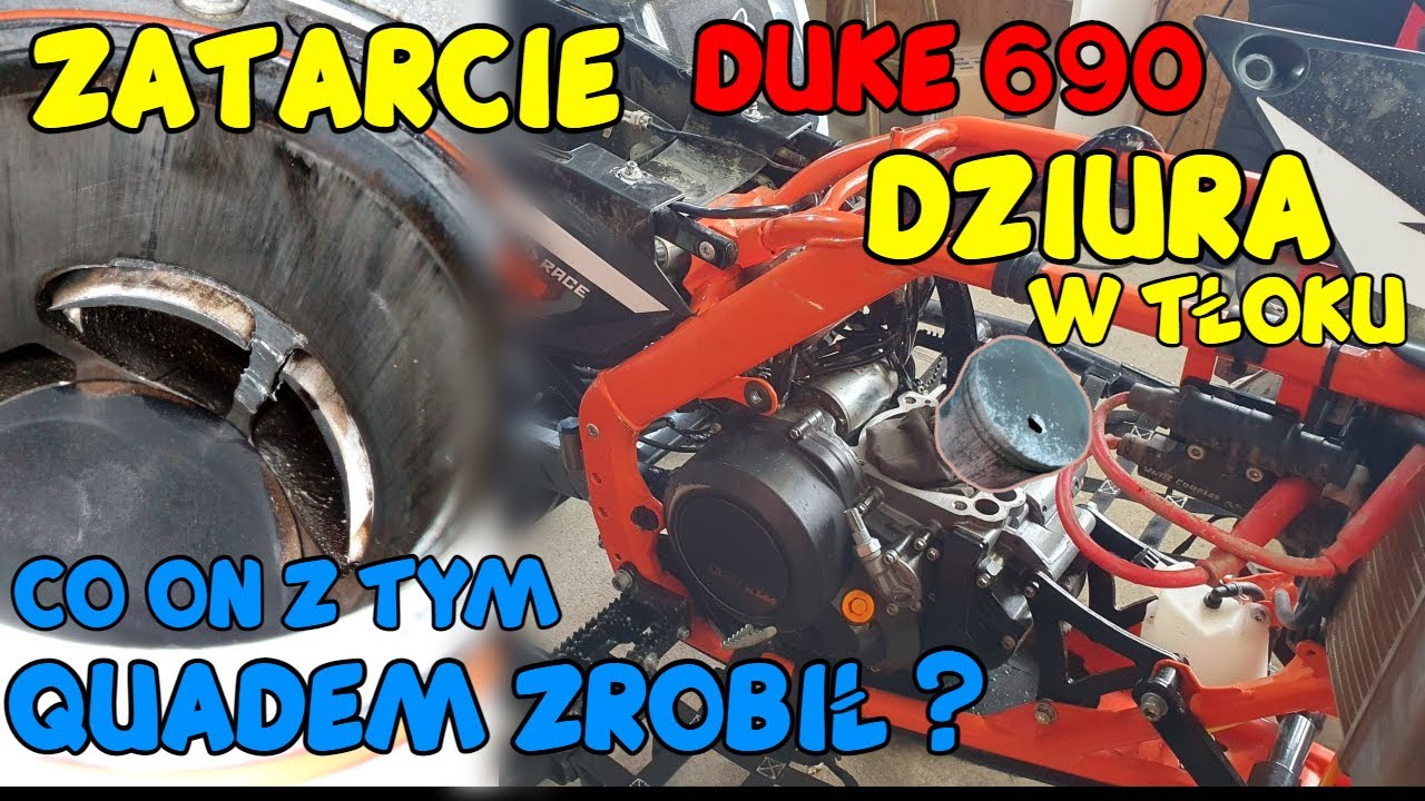 Rozbieram Quada @EnduroOpa - ZATARTY Cylinder! - DZIURA w Tłoku? - ODZYSKAŁEM KANAŁ ENDURO SHOT