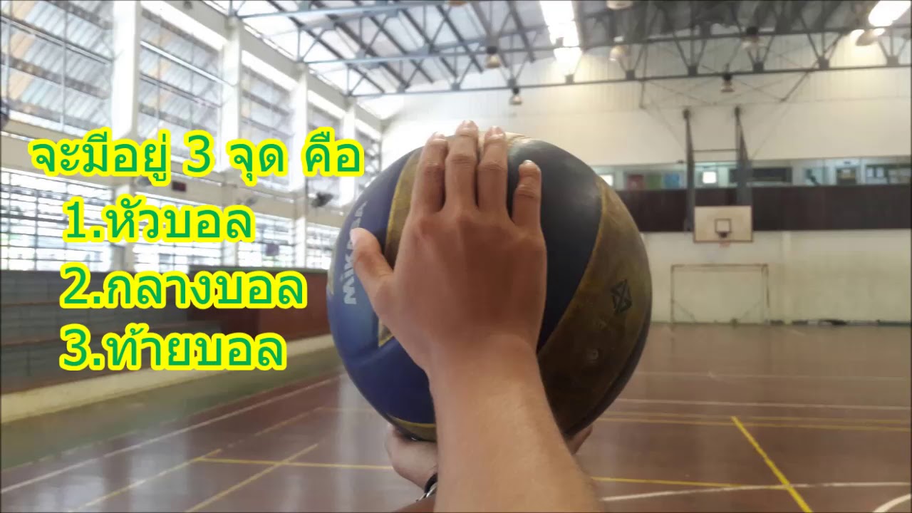 ทักษะการเสิร์ฟวอลเลย์บอล