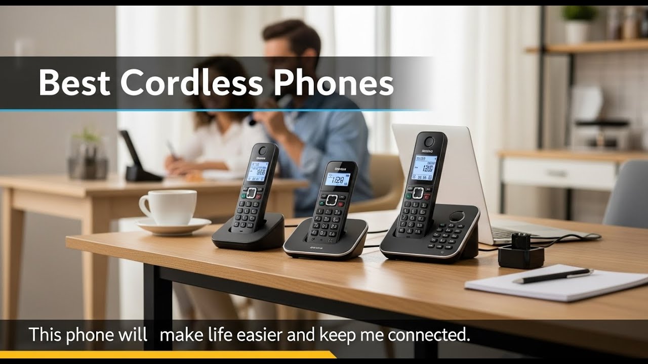 TOP 5 Best Cordless Phones  2025 | Home Phones For Crystal Clear Calls