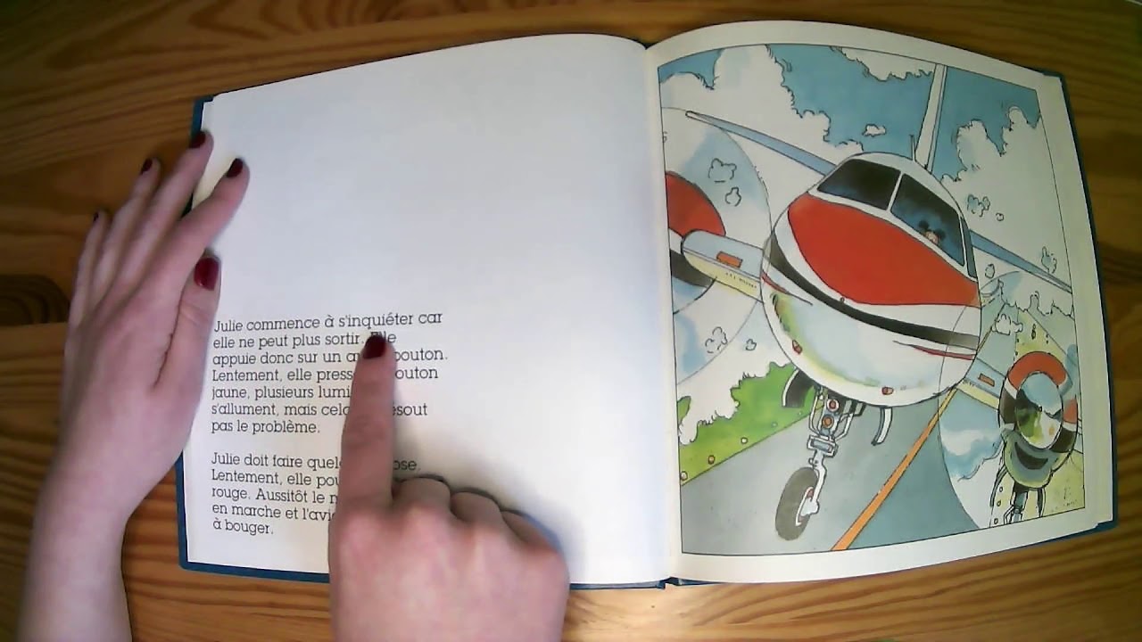 Funny French Reading: L' avion de Julie